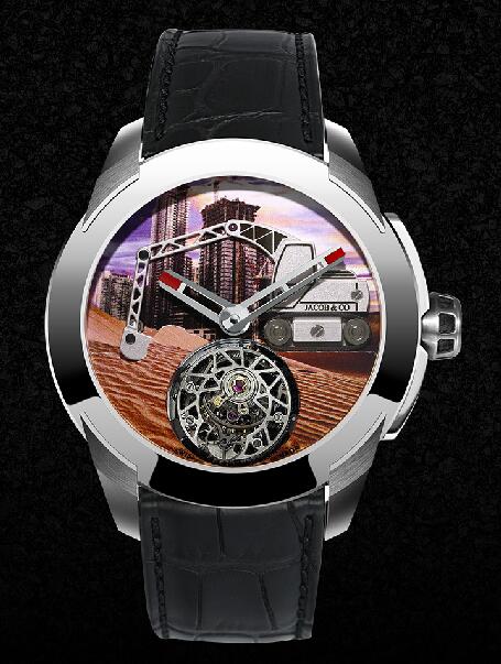 Jacob & Co Pioneer Tourbillon PI422.20.AB.AB.A Replica watch
